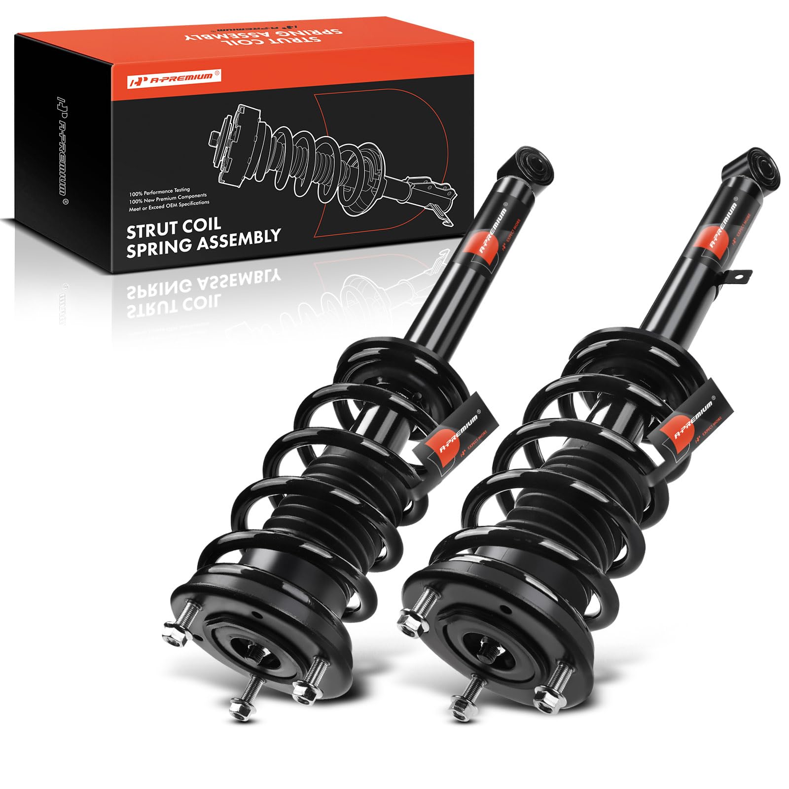 Amazon.com: A-Premium Front Pair (2) Complete Strut & Coil